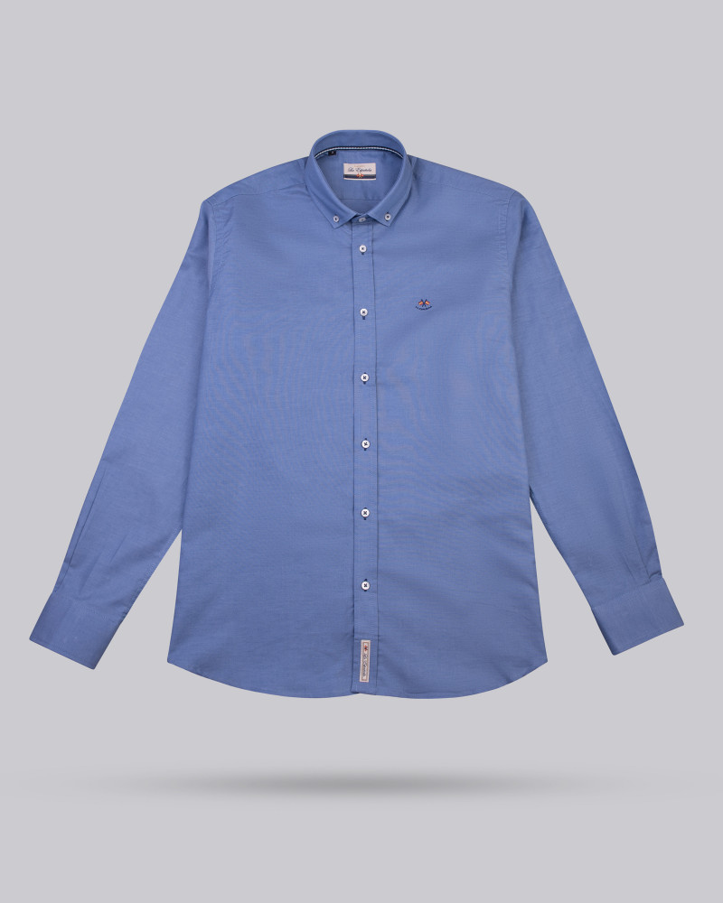 Camisa semientallada tejido oxford | La Española