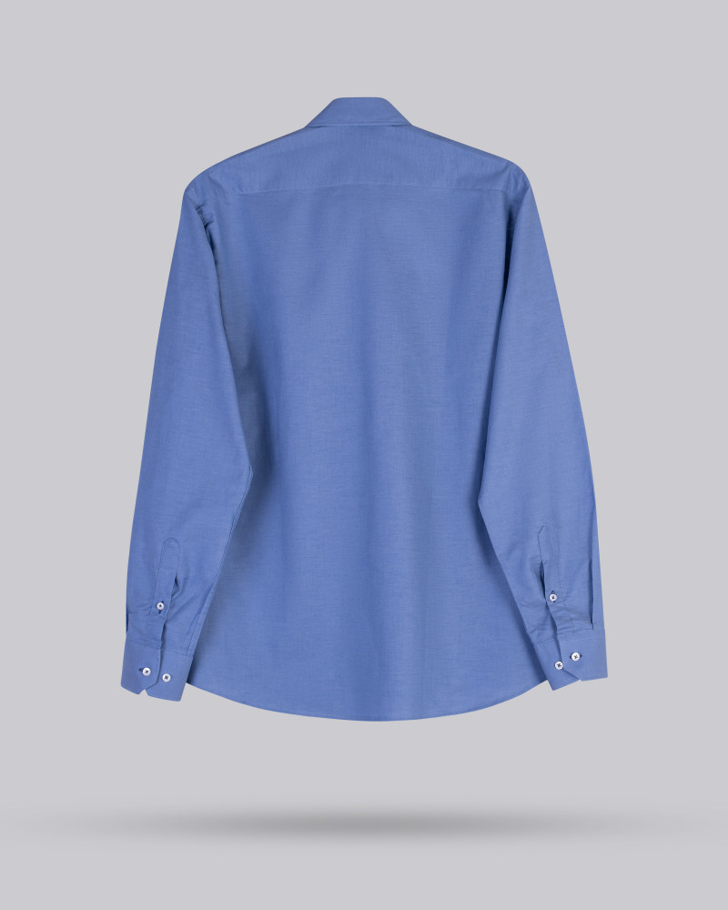 Camisa semientallada tejido oxford | La Española