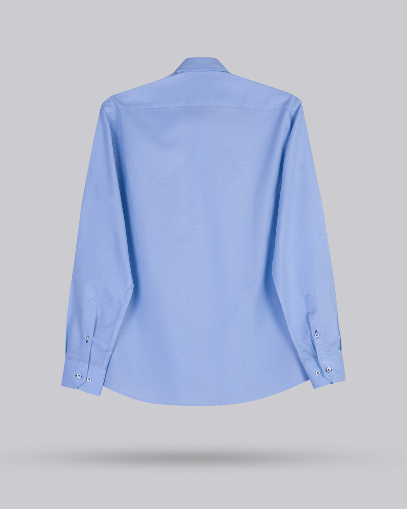 Camisa semientallada tejido oxford | La Española