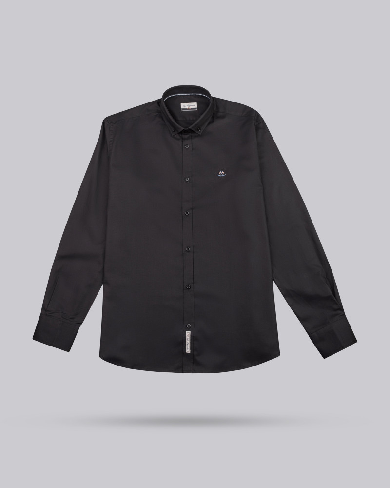 Camisa semientallada tejido oxford | La Española