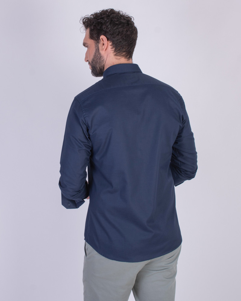 Camisa semientallada tejido oxford | La Española