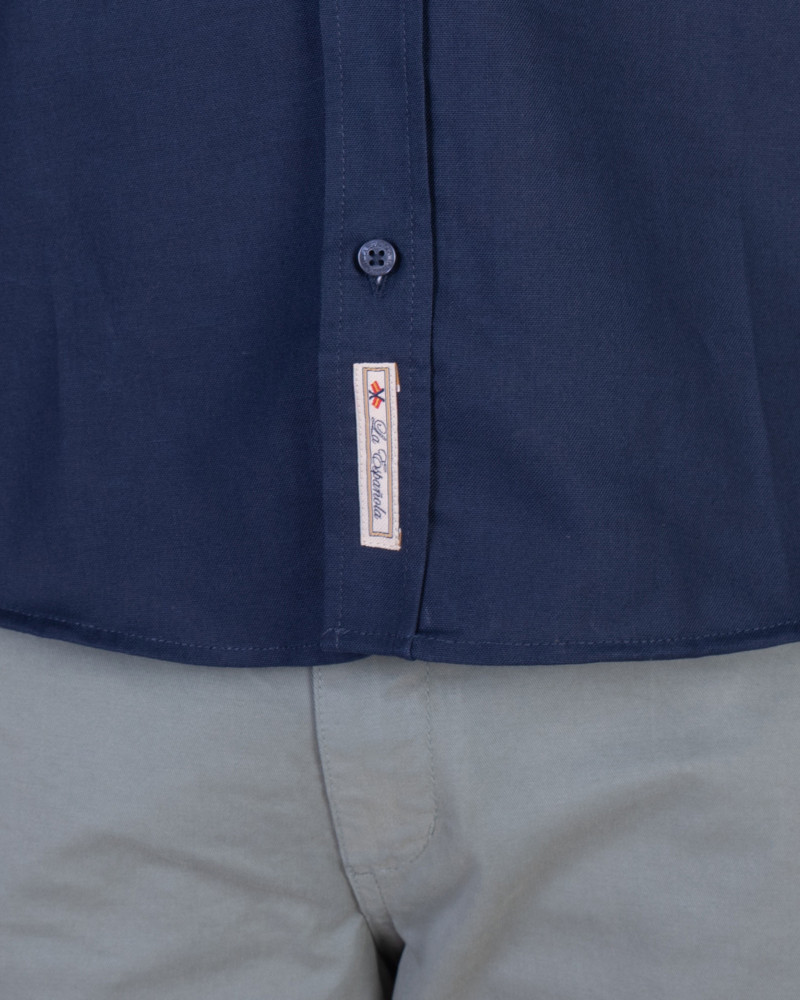 Camisa semientallada tejido oxford | La Española