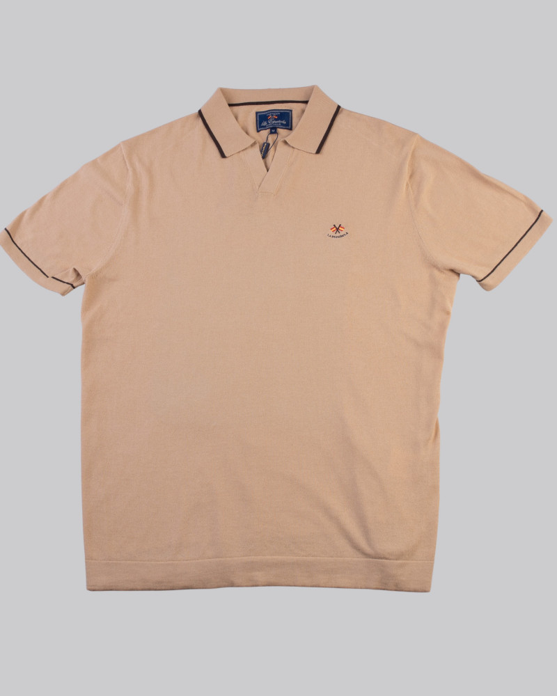 Polo algodón básico cuello en V | La Española