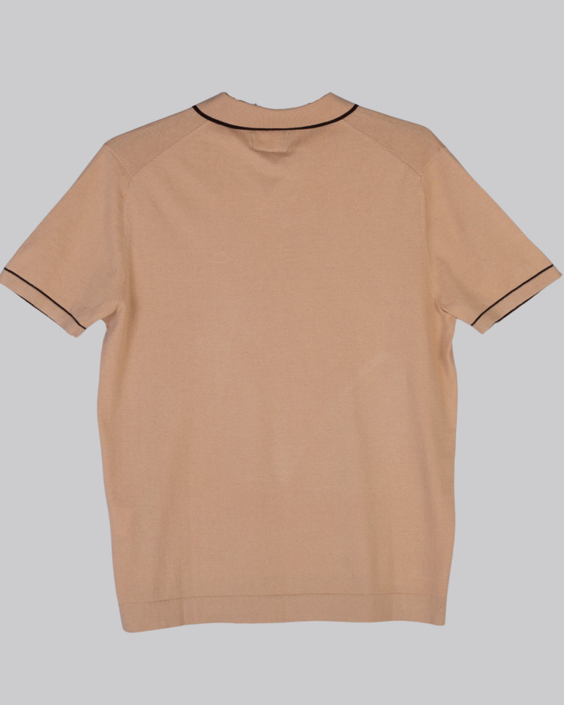 Polo algodón básico cuello en V | La Española