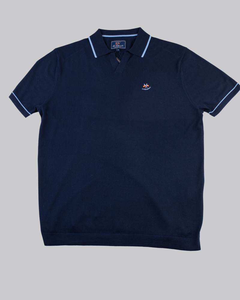 Polo algodón básico cuello en V | La Española