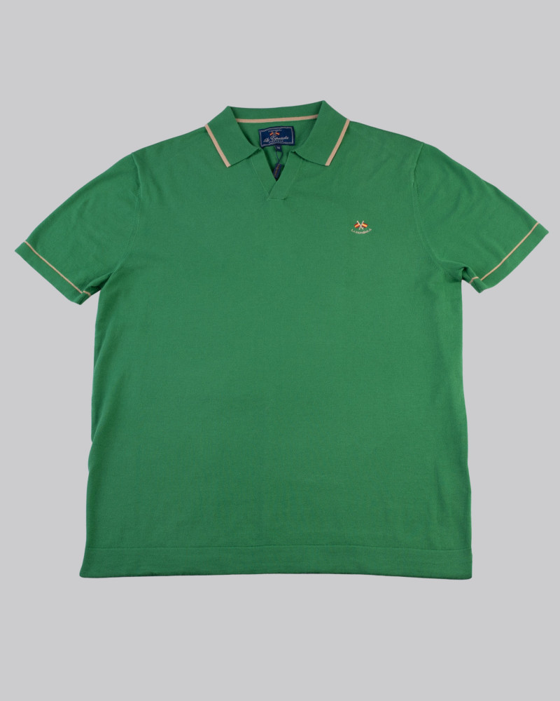 Polo algodón básico cuello en V | La Española