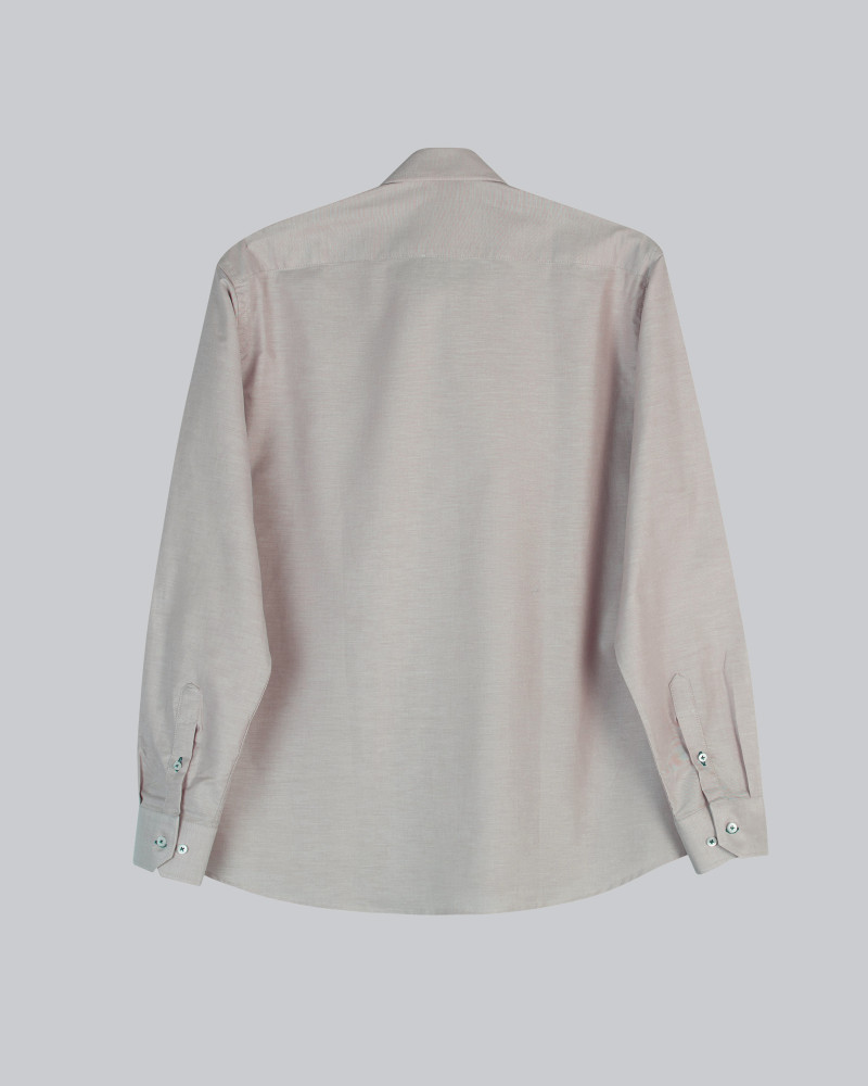 Camisa semientallada tejido oxford | La Española