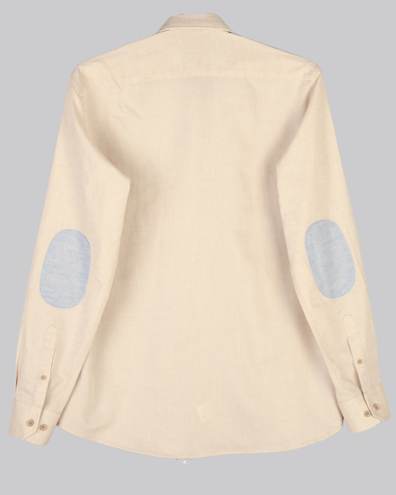 copy of CAMISA ALGODON -LINO CUELLO BOTON CODERA