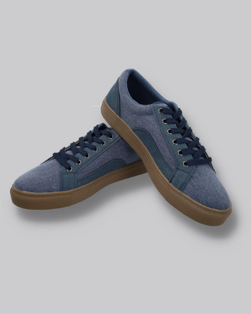 Zapato lona con cordones y suela goma | La española