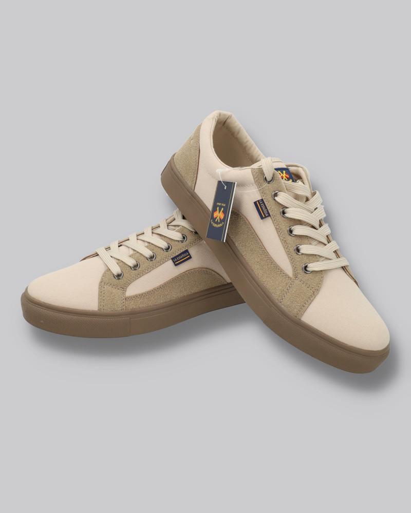 Zapato lona con cordones y suela goma | La española