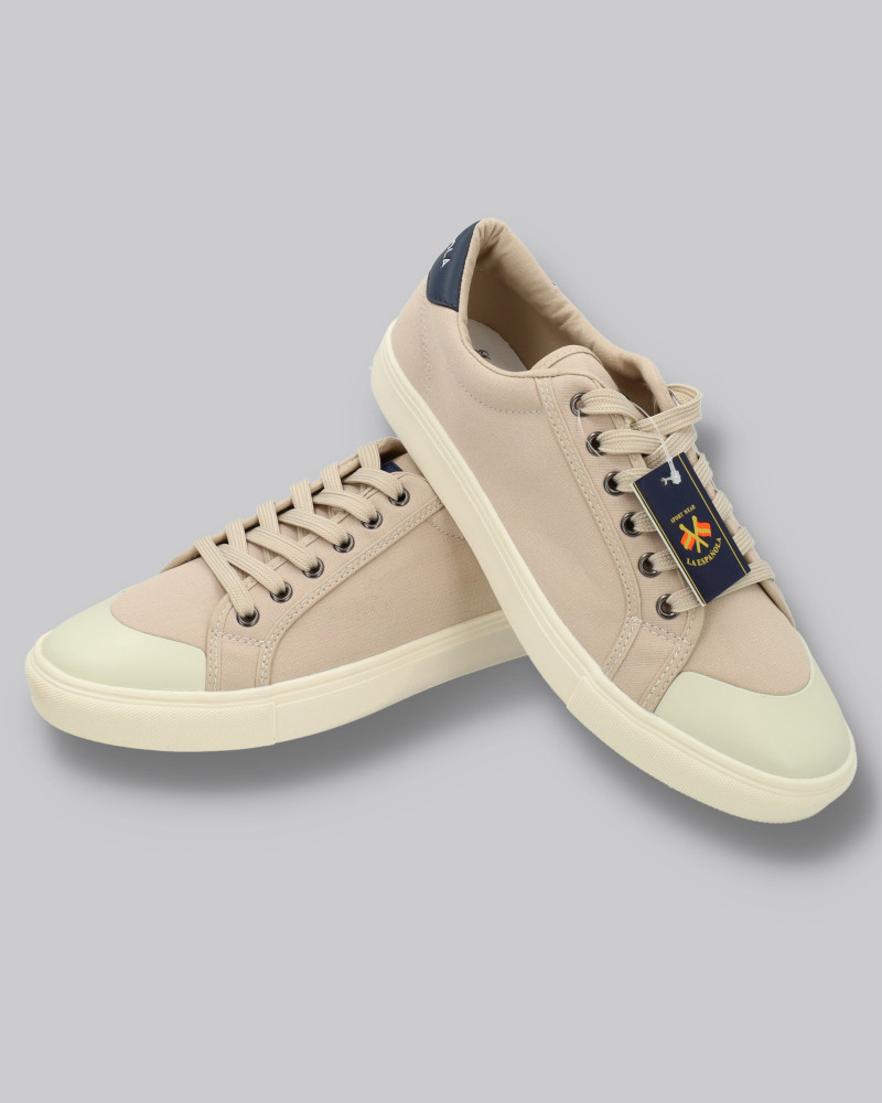 Zapato lona con cordones y suela goma | La española