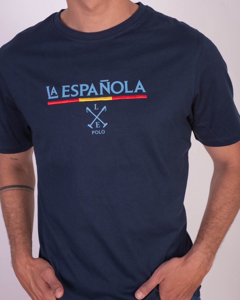 Camiseta manga corta con estampada pecho | La Española
