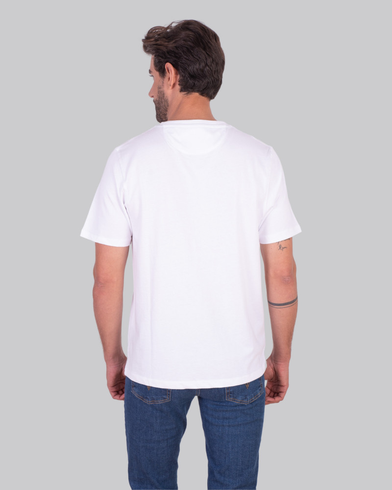 Camiseta manga corta con estampada pecho | La Española