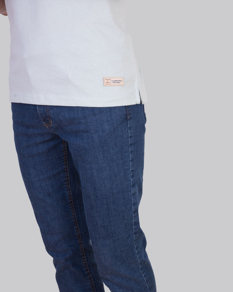 Camiseta manga corta estampado pecho y espalda | La Española