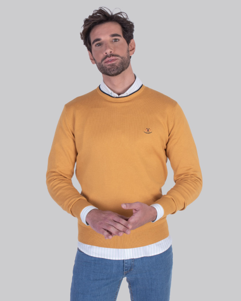 Suéter cuello caja para hombre | La Española