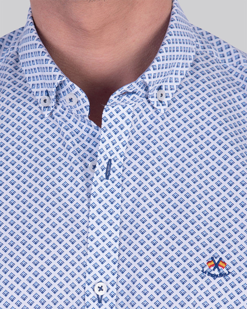 Camisa algodón con estampado para hombre | La Española