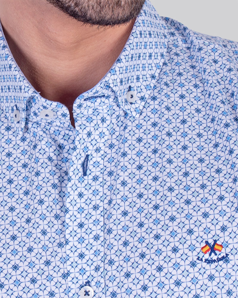Camisa algodón estampada para hombre| La Española
