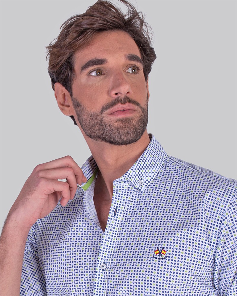 Camisa algodón estampada para hombre | La Española