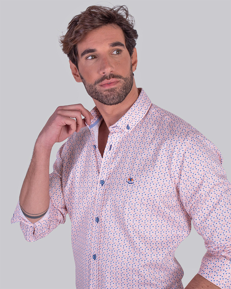 Camisa algodón estampada para hombre | La Española