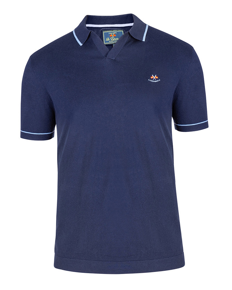Polo algodón básico cuello en V | La Española