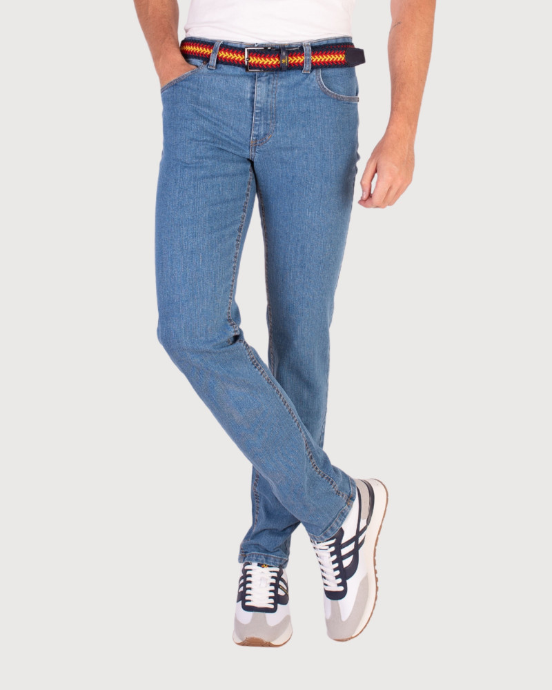Pantalón 5 bolsillos color break para hombre | La Española