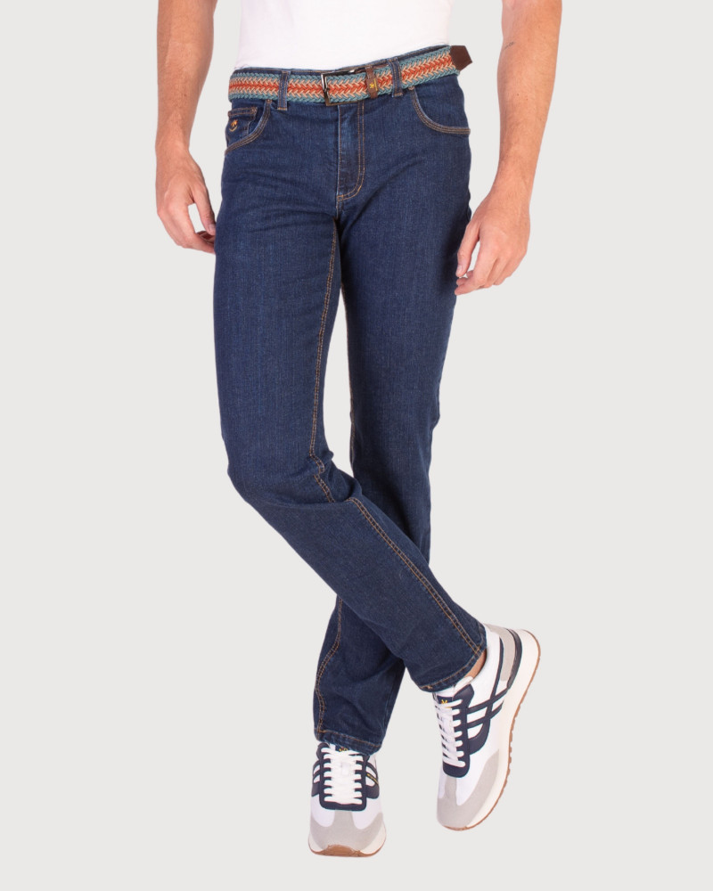 Pantalón 5 bolsillos color piedra para hombre | La Española