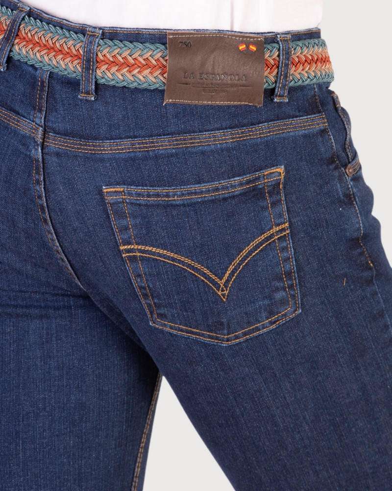 Pantalón 5 bolsillos color piedra para hombre | La Española