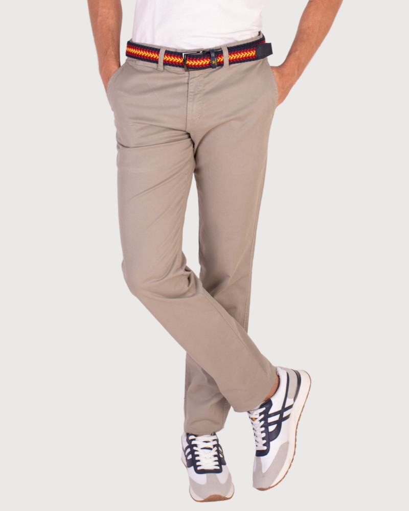 Pantalón 5 bolsillos color kaki para hombre | La Española