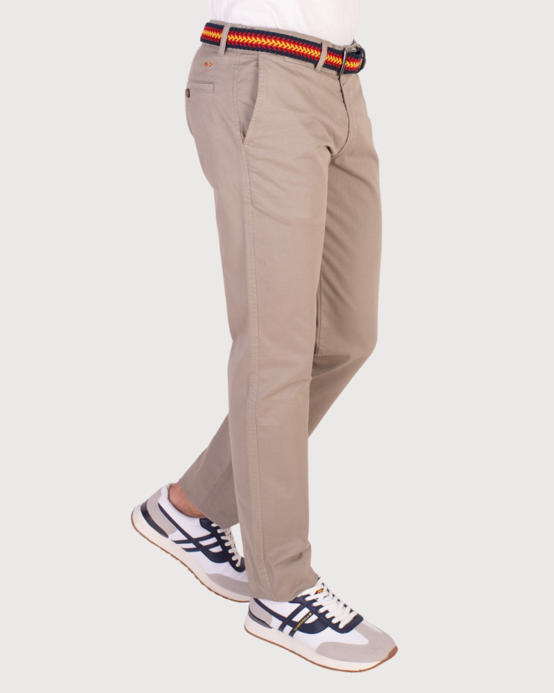 Pantalón 5 bolsillos color kaki para hombre | La Española