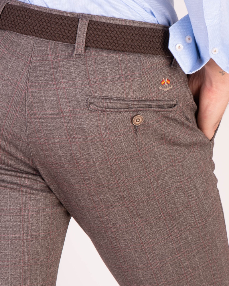 Pantalón 5 bolsillos color kaki para hombre | La Española