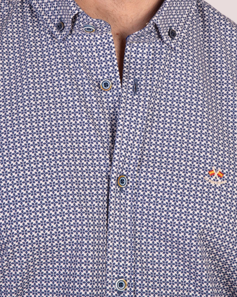 copy of copy of Camisa oxford rosa con bolsillos