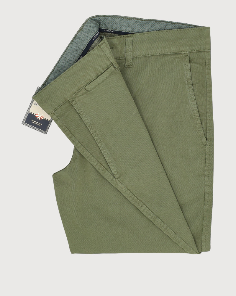 Pantalón 5 bolsillos color kaki para hombre | La Española