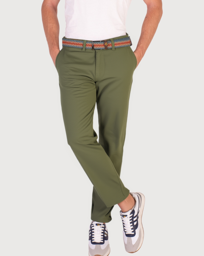 Pantalón 5 bolsillos color kaki para hombre | La Española