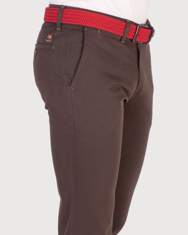 Pantalón 5 bolsillos color kaki para hombre | La Española