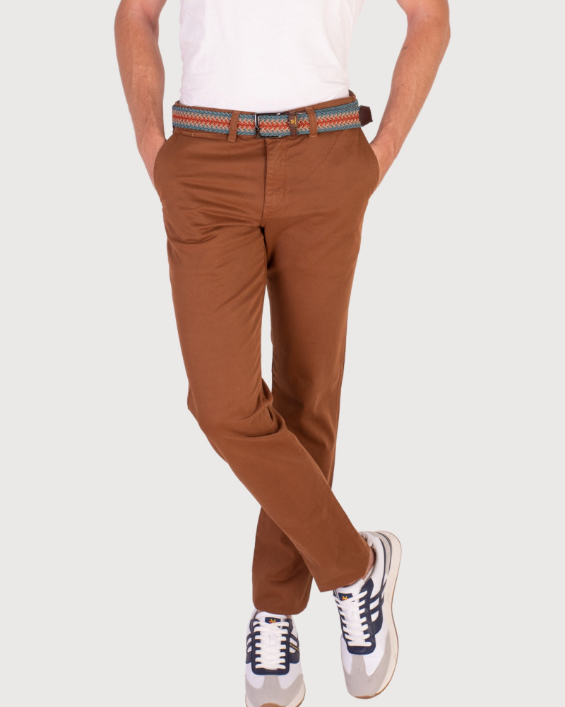 Pantalón 5 bolsillos color kaki para hombre | La Española