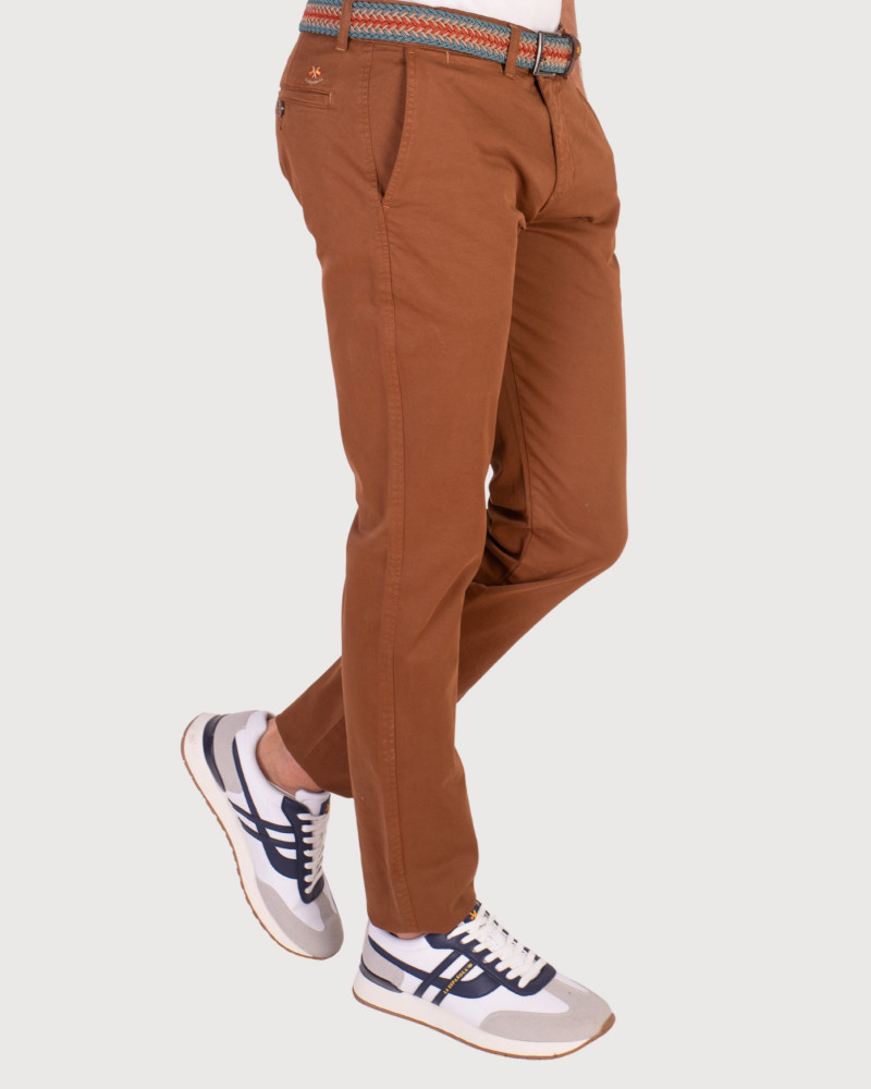 Pantalón 5 bolsillos color kaki para hombre | La Española