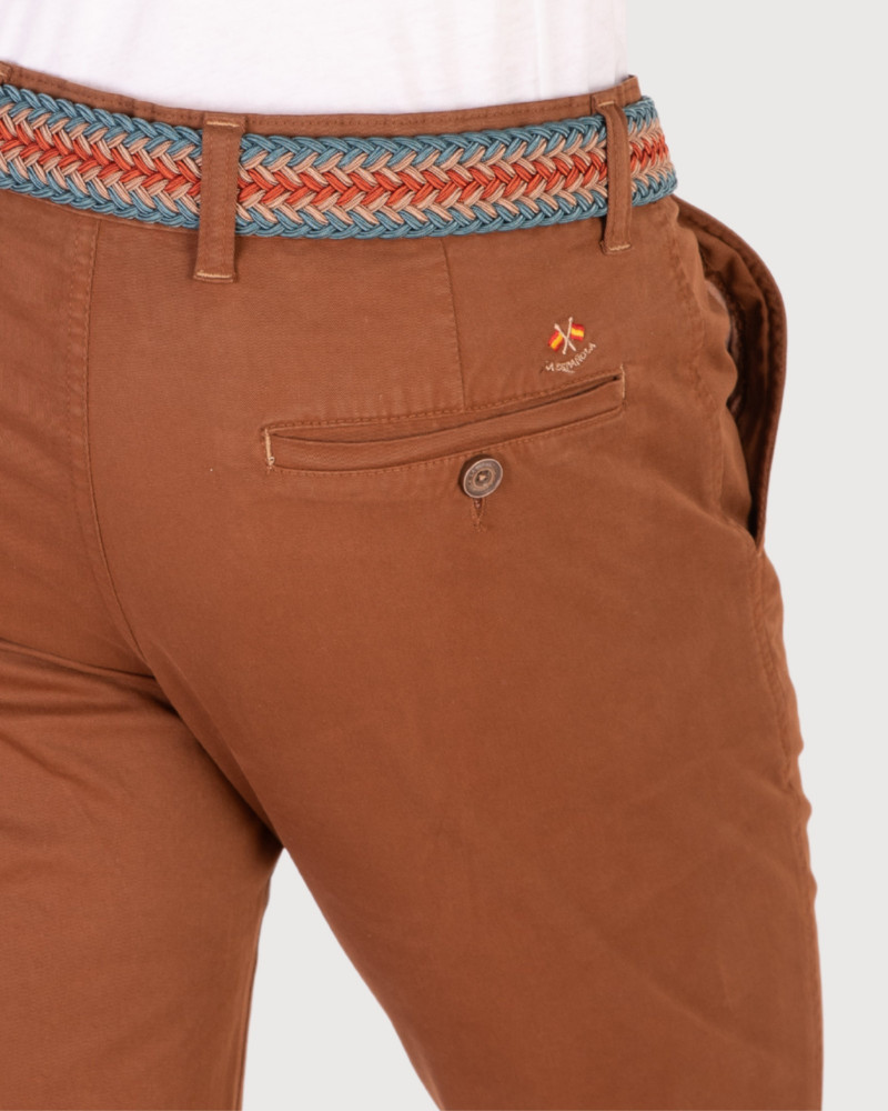 Pantalón 5 bolsillos color kaki para hombre | La Española