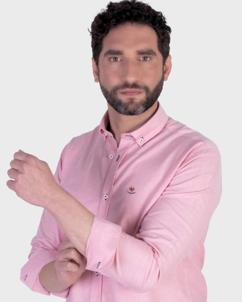 copy of copy of Camisa Oxford semientallada hombre