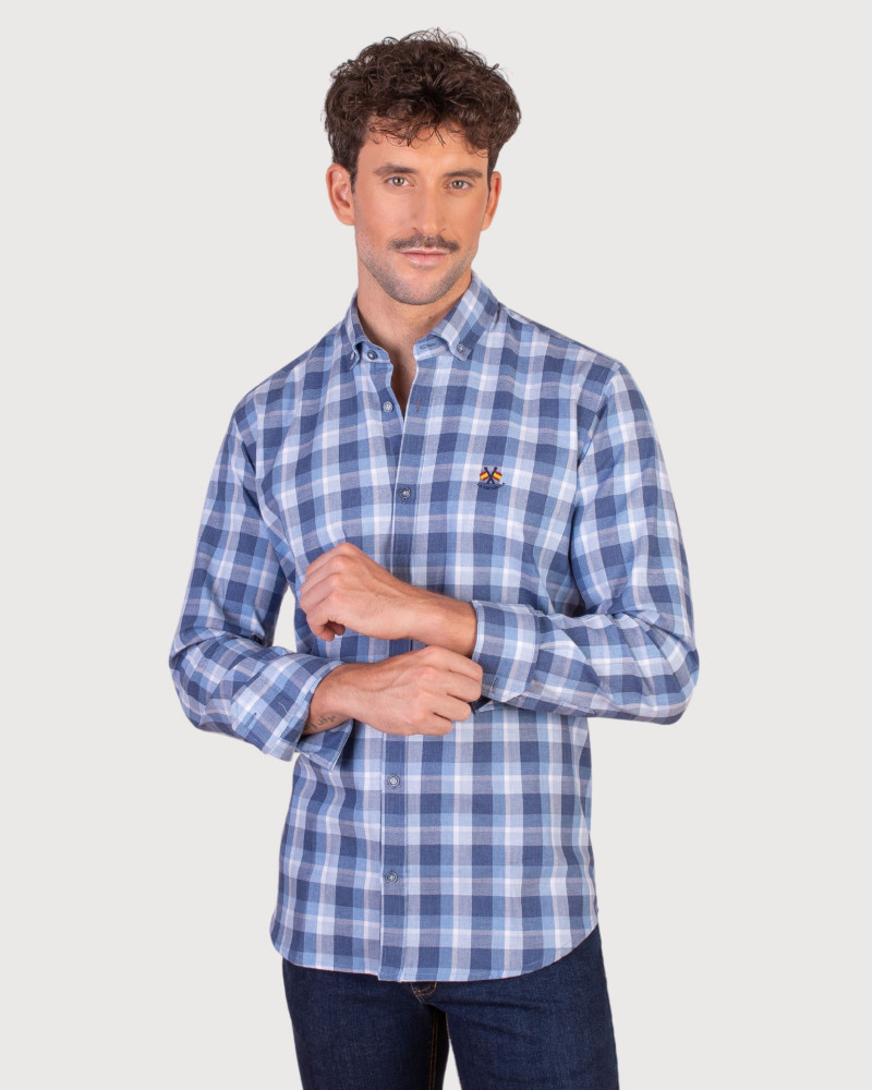 copy of copy of copy of Camisa oxford rosa con bolsillos