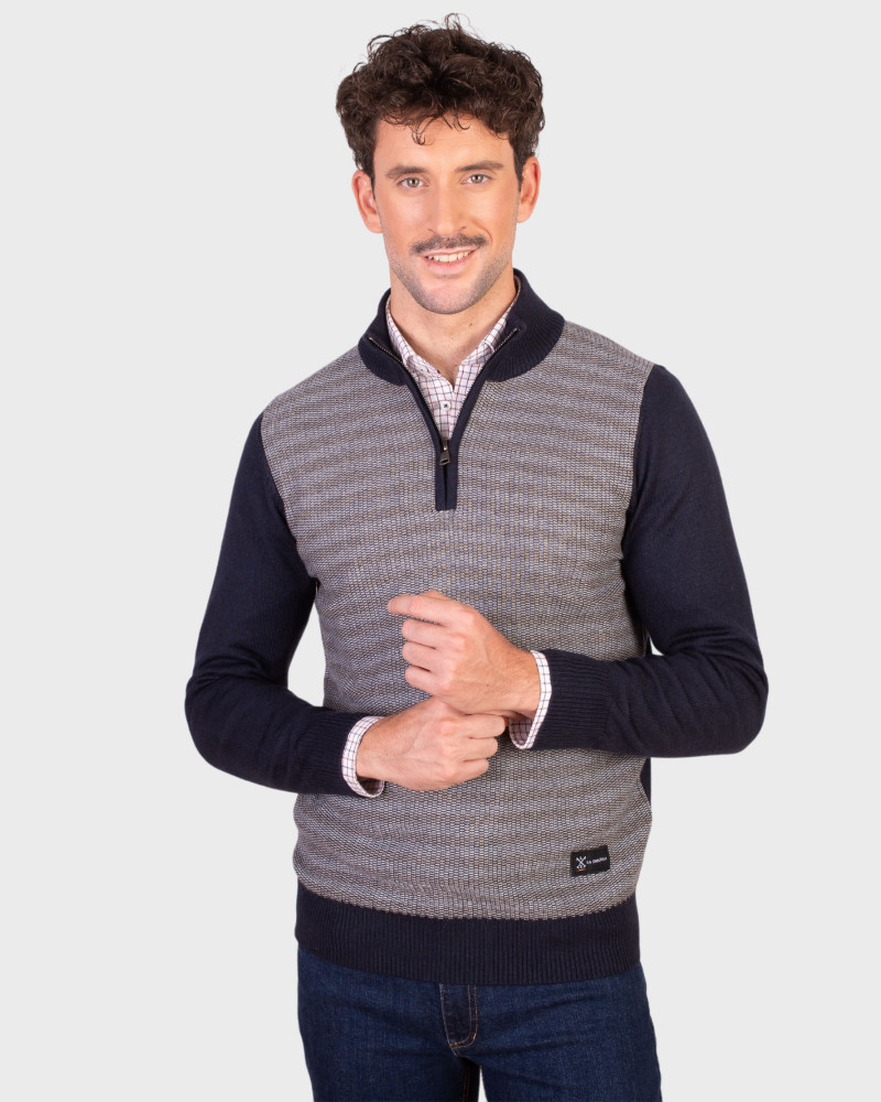 Suéter cuello caja para hombre | La Española Suéter cuello caja para hombre | La Española