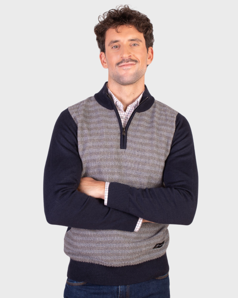 Suéter cuello caja para hombre | La Española Suéter cuello caja para hombre | La Española