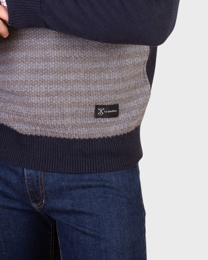 Suéter cuello caja para hombre | La Española Suéter cuello caja para hombre | La Española