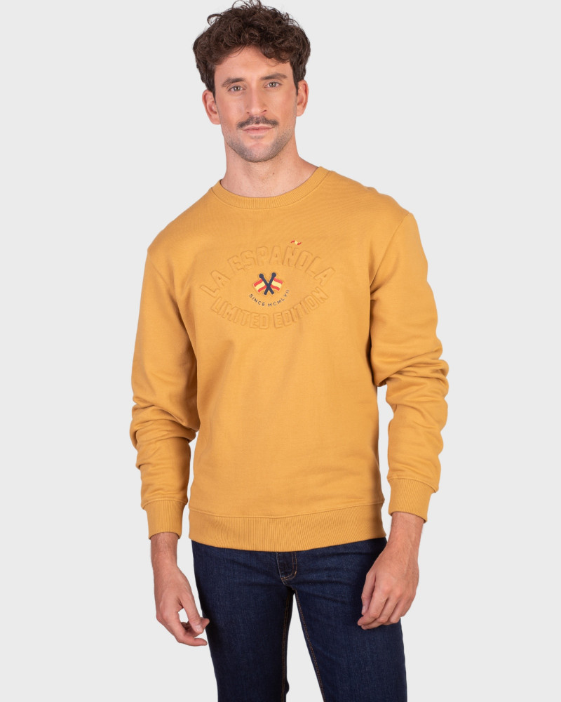 copy of Sudadera color rosa con logo bordado