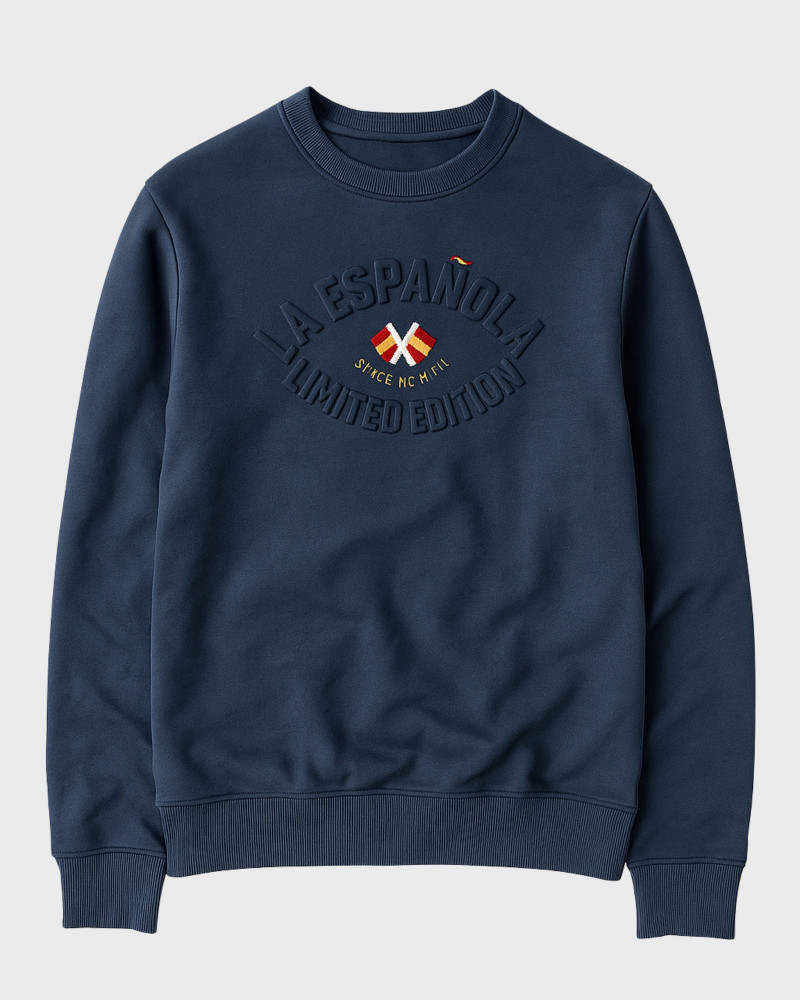 copy of copy of Sudadera color rosa con logo bordado