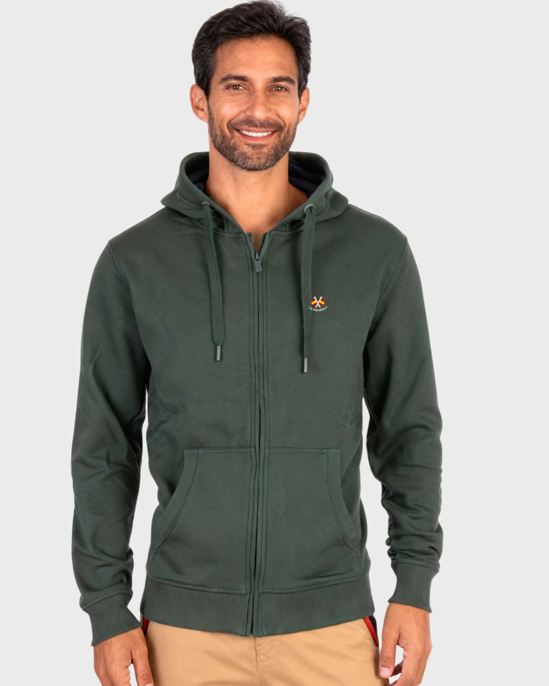 copy of copy of copy of copy of Sudadera color rosa con logo bordado