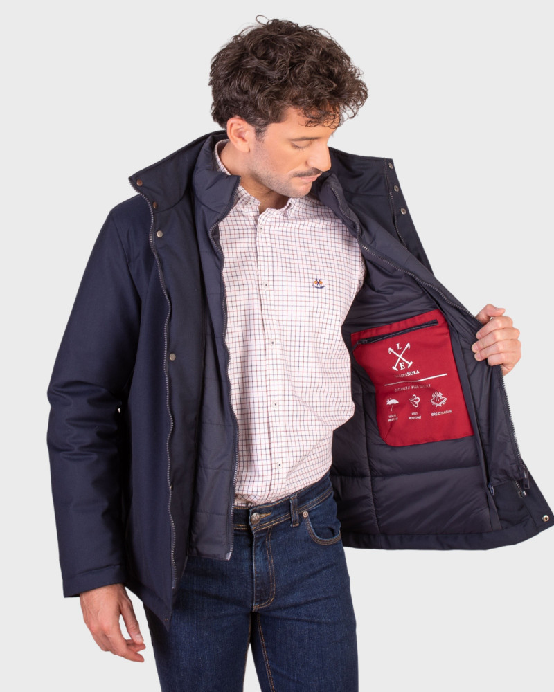 Suéter cuello caja para hombre | La Española