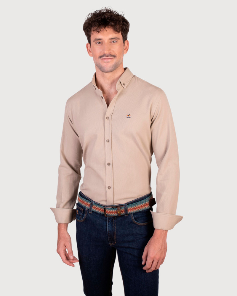 copy of copy of copy of copy of Camisa algodón-lino rayas con cuello botón copy of copy of copy of copy of Camisa algodón-lino rayas con cuello botón