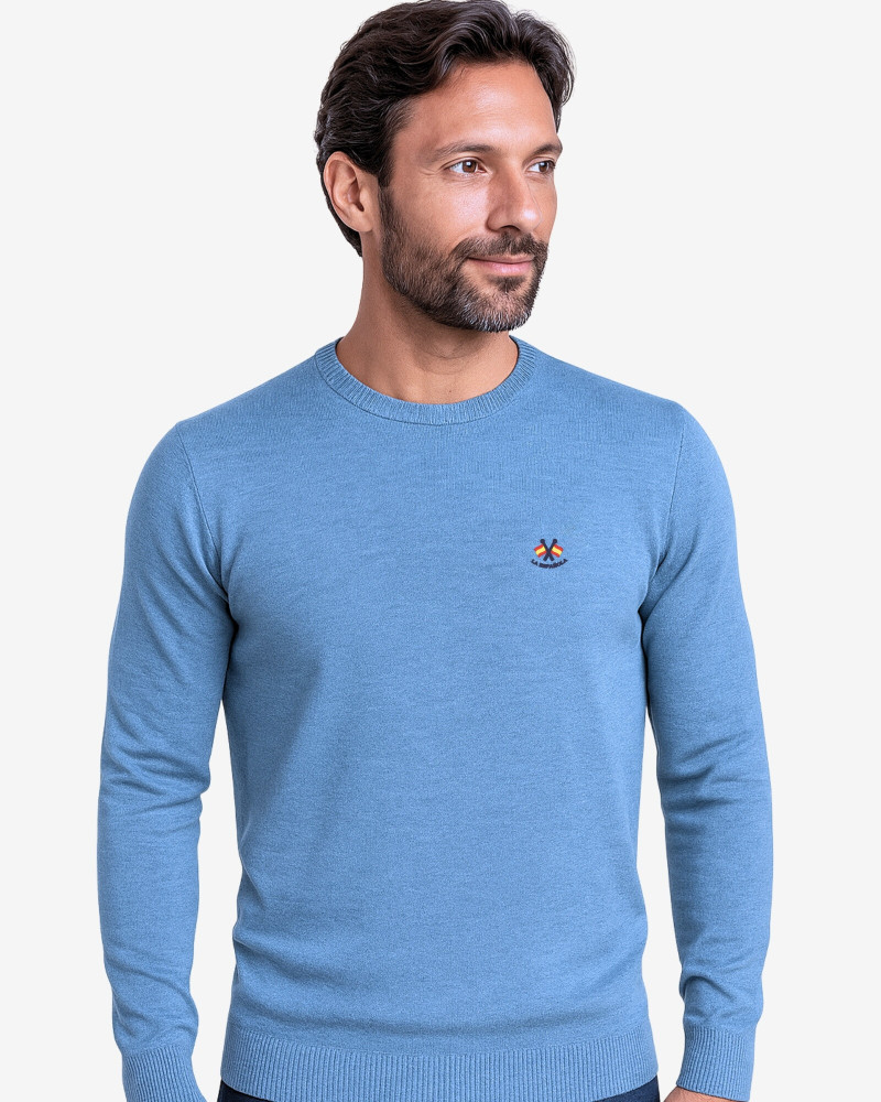 Suéter cuello caja para hombre | La Española