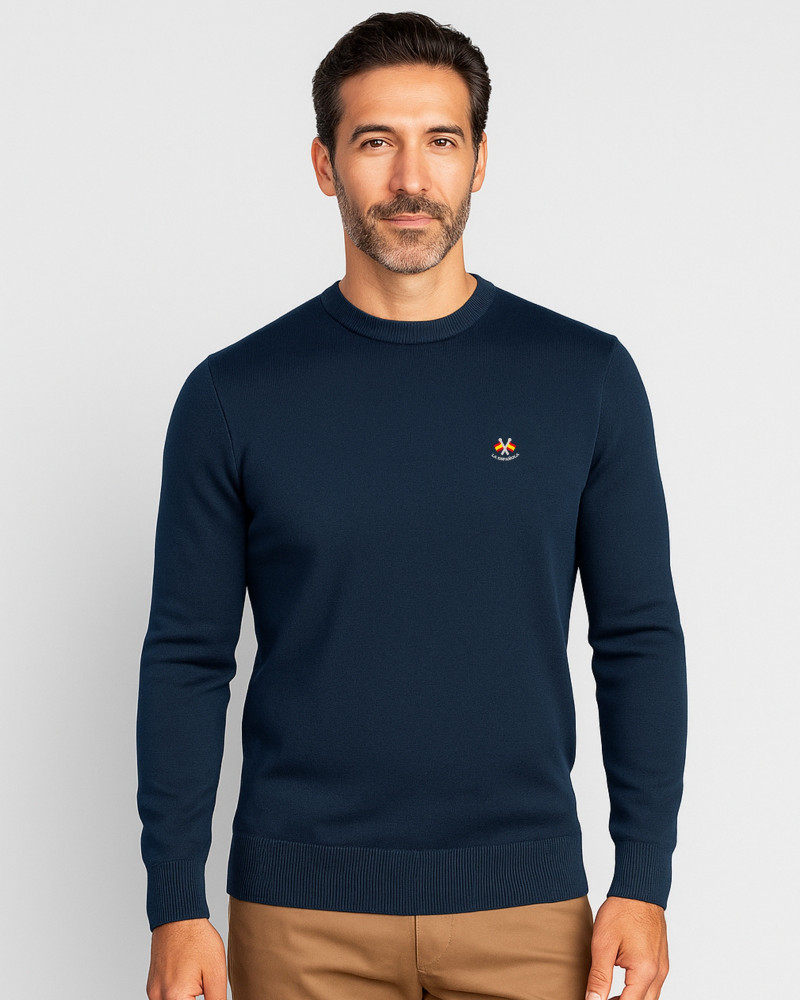 Suéter cuello caja para hombre | La Española
