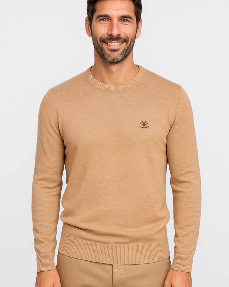Suéter cuello caja para hombre | La Española